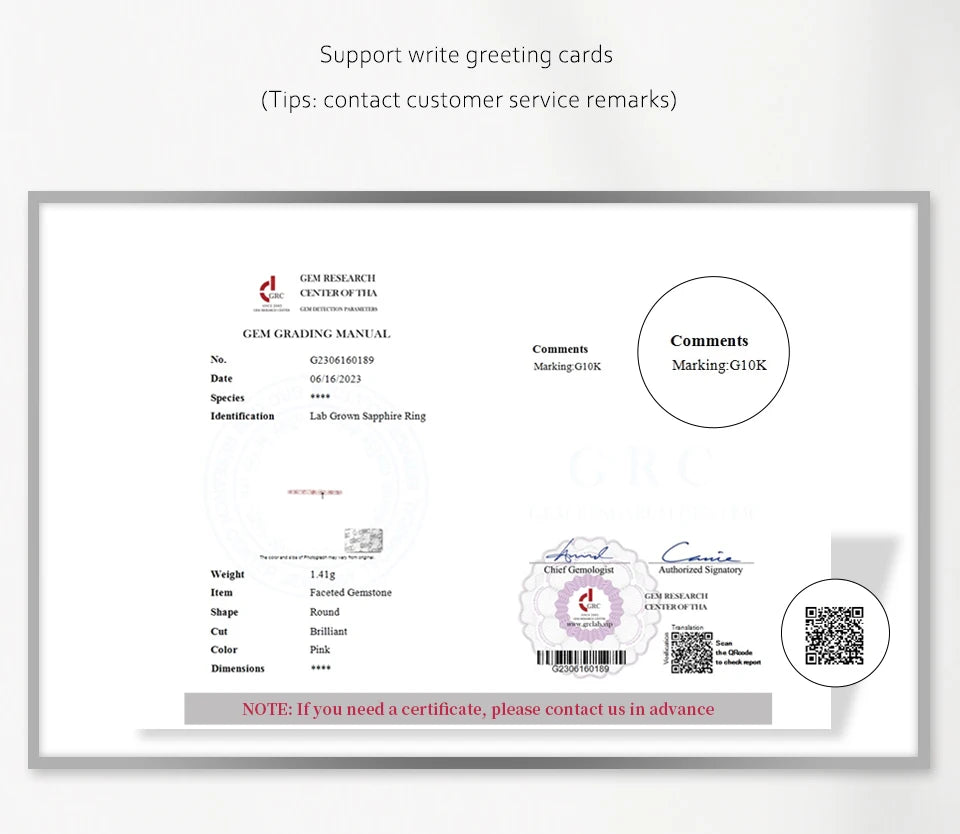 ATTAGEMS Women’s Moissanite Ring – 18K Gold Plated S925 Silver