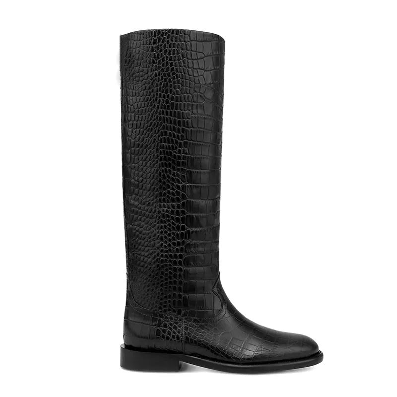 Knee-High Flat Boots – 2025 Autumn/Winter