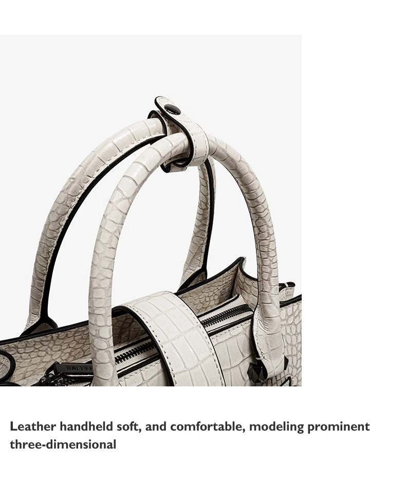 Bafelli Genuine Leather Business Tote Bag