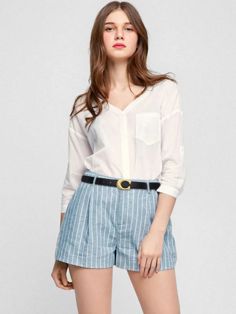 Fashion Designer Women's Belt – 2.3CM Ultra-Thin Genuine Leather