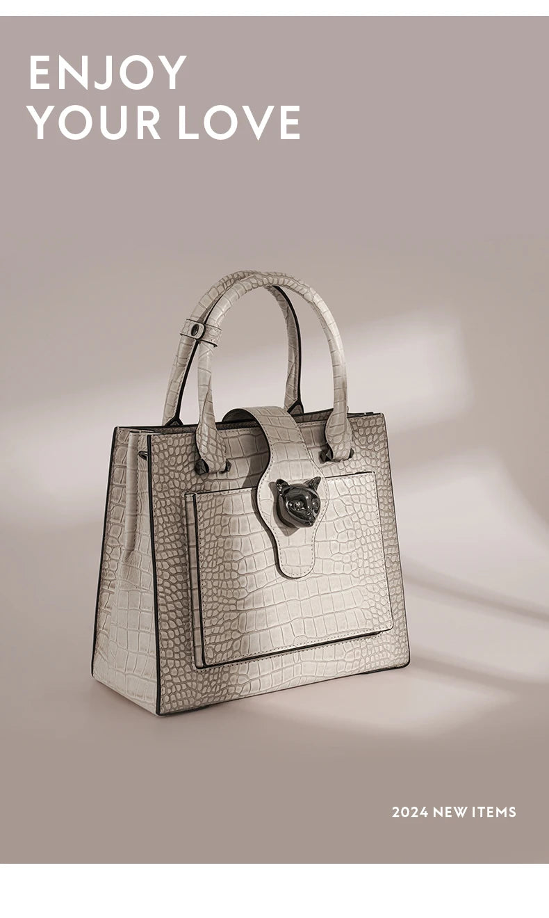 Bafelli Genuine Leather Business Tote Bag