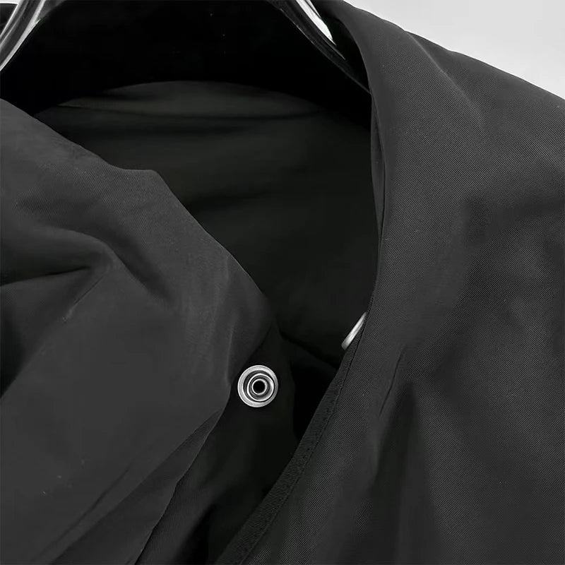 Marrakchi Women’s Asymmetric Thick Cotton Coat – High-Street Winter Statement Jacket