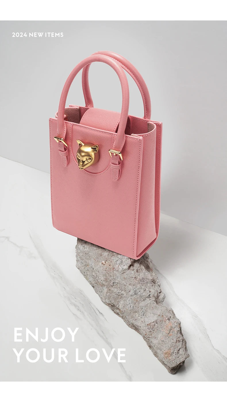 BAFELLI Mini Tote – Luxury Cat Shoulder Crossbody Bag