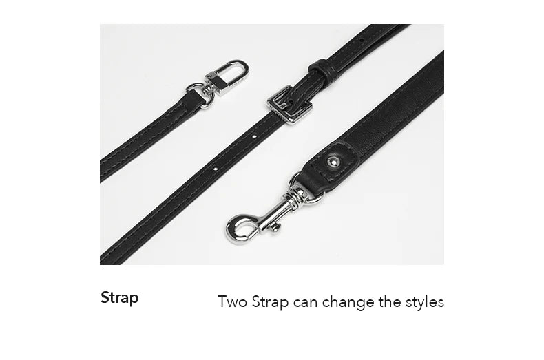 BAFELLI Luxury Leather Saddle Bag with Tassel