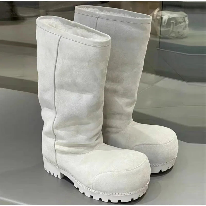 Snow Boots – Platform, Warm Cotton Lined Winter Boots 2025