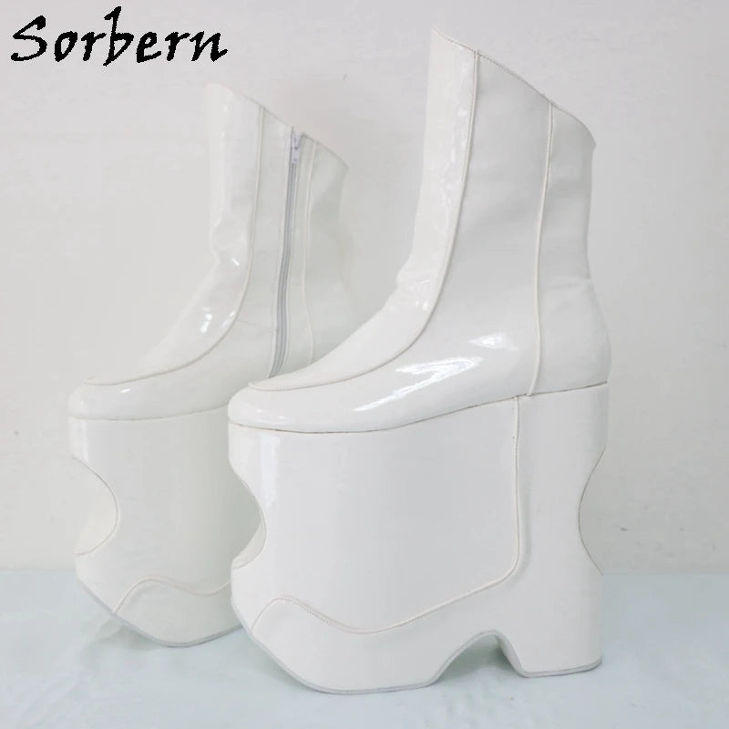 Wedge Boots – Unisex Drag Queen Ankle Booties 2025