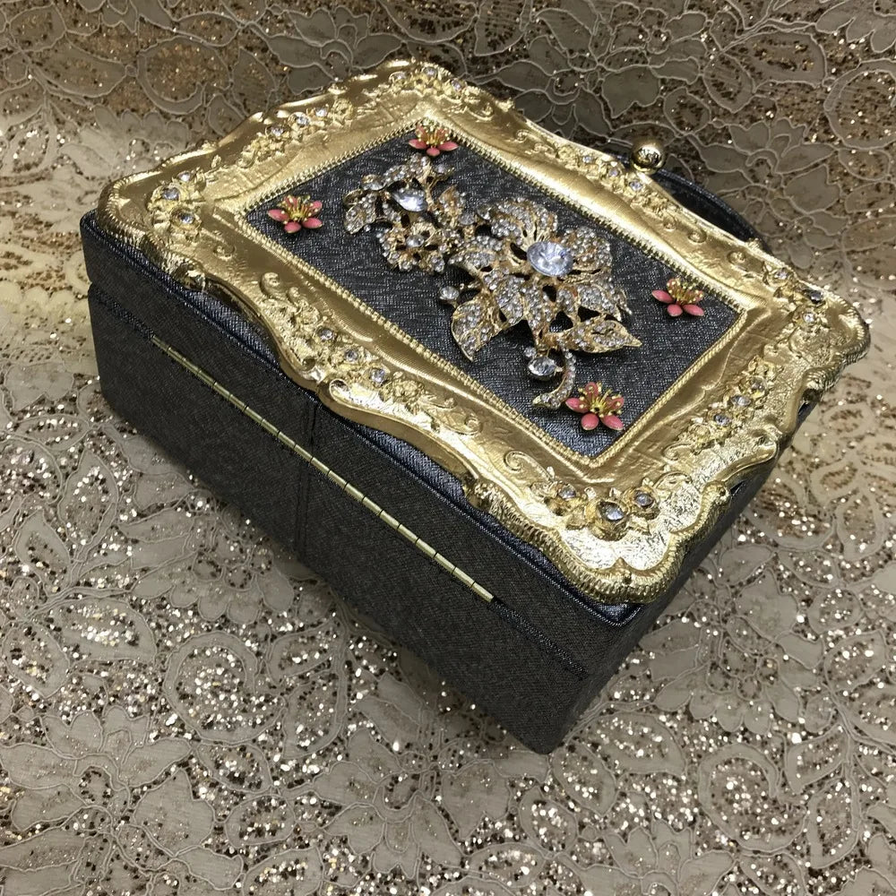 Amira Diamond Tote – Marrakchi Catwalk Evening Bag