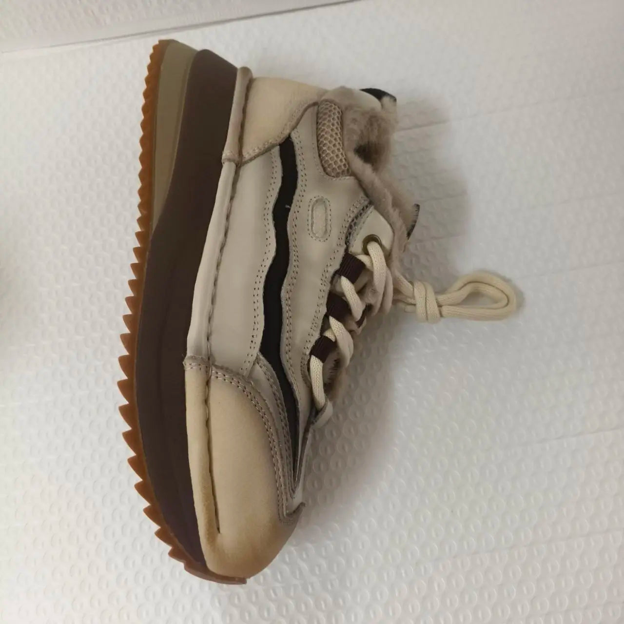 Koznoy Genuine Cow Suede Ankle Sneakers