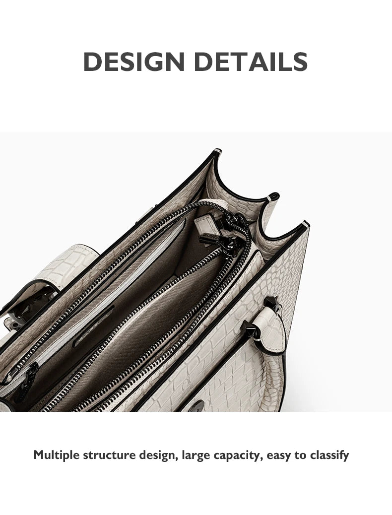 Bafelli Genuine Leather Business Tote Bag