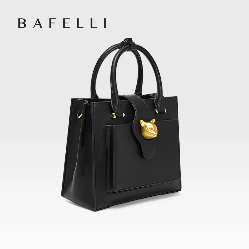 Bafelli 2025 Cat Leather Shoulder & Crossbody Bag