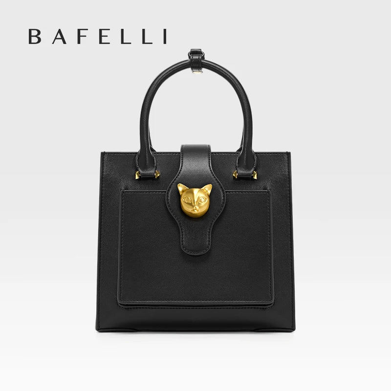 Bafelli 2025 Cat Leather Shoulder & Crossbody Bag