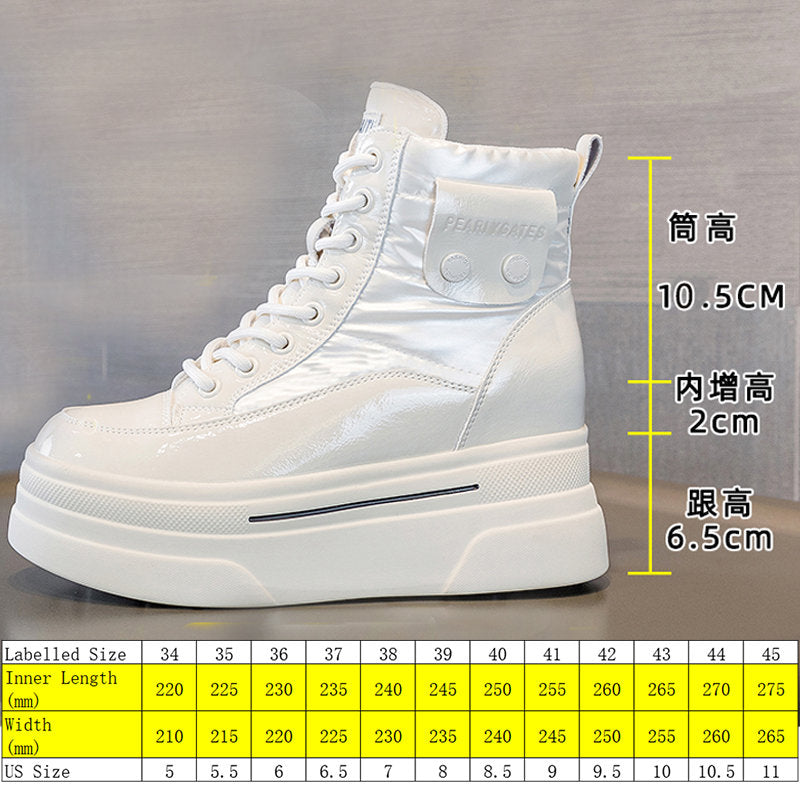 Fujin Women Ankle Booties Genuine Leather Wedges