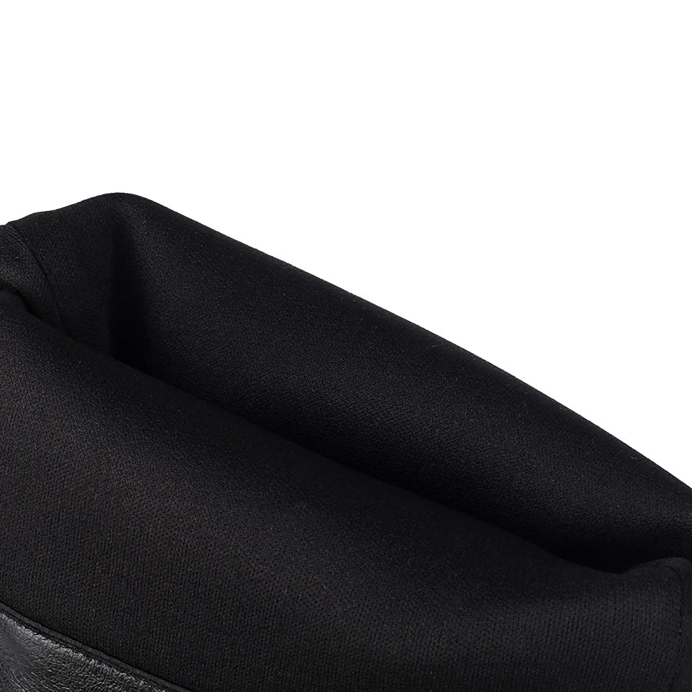 Diane Lockhart Luxury Knee-High Women’s Fold Boots – PU Leather