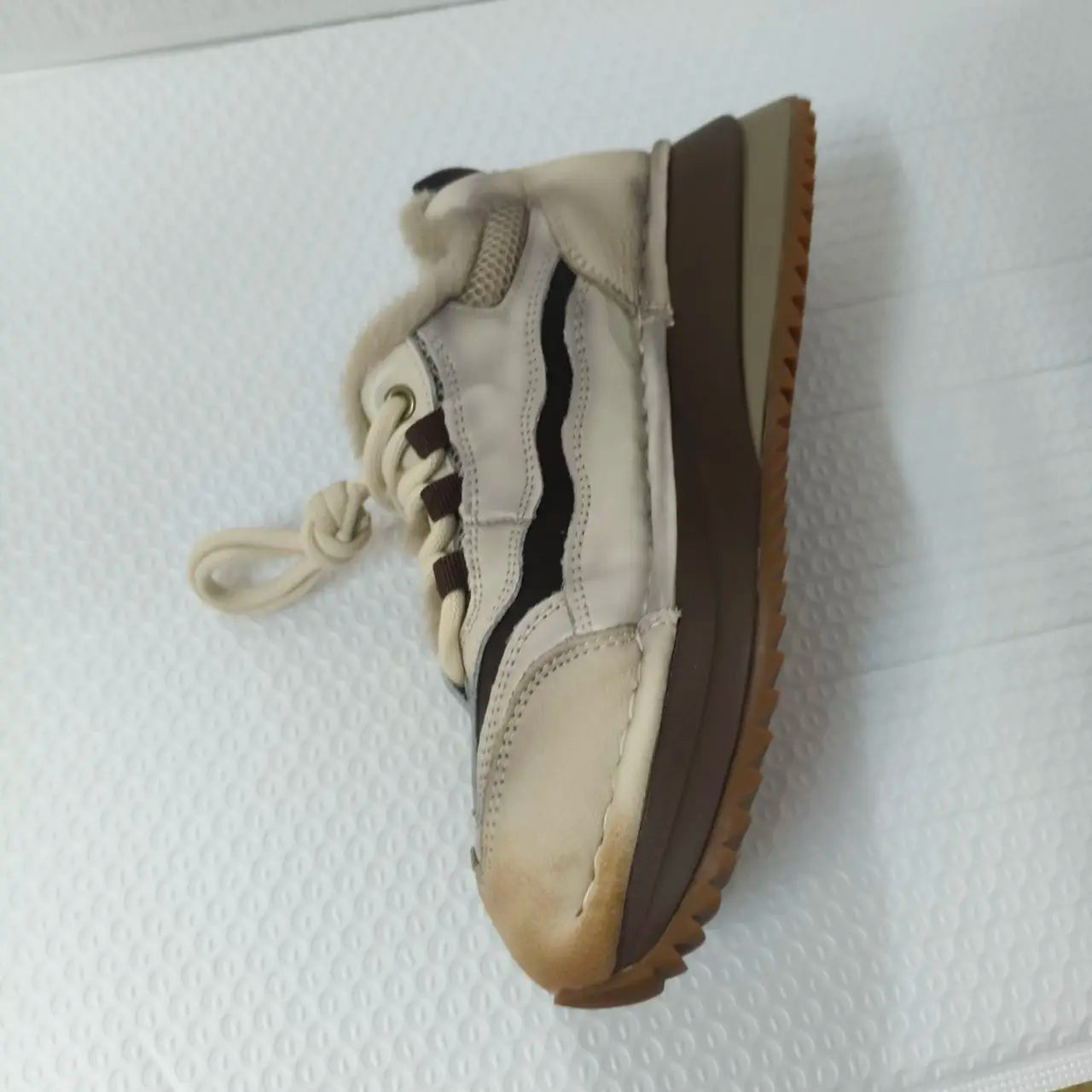 Koznoy Genuine Cow Suede Ankle Sneakers