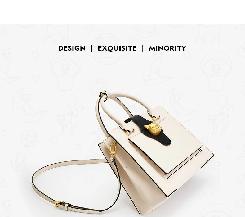 Bafelli 2025 Cat Leather Shoulder & Crossbody Bag