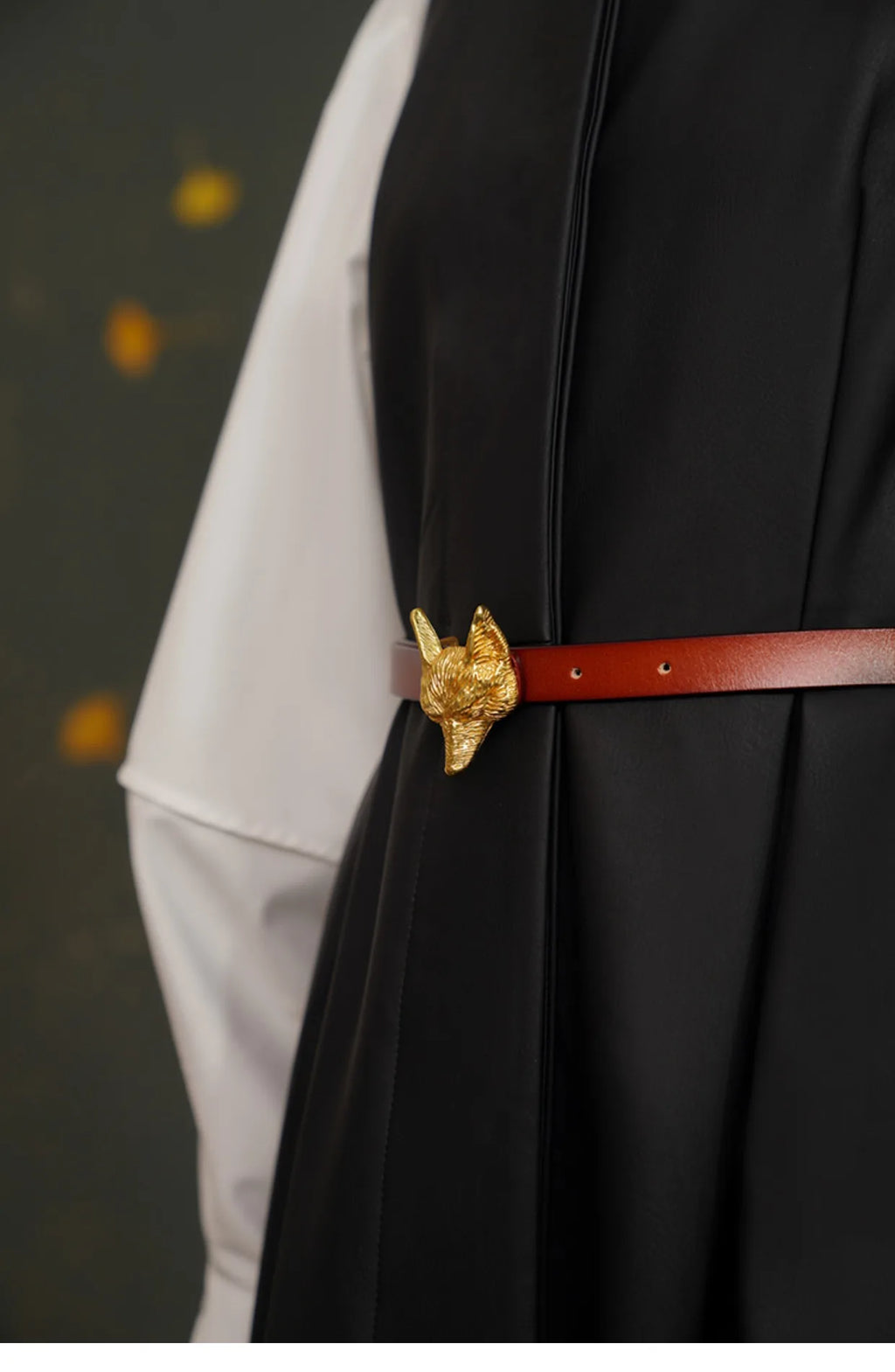 Fox Head Alloy Leather Belt – Biutefou