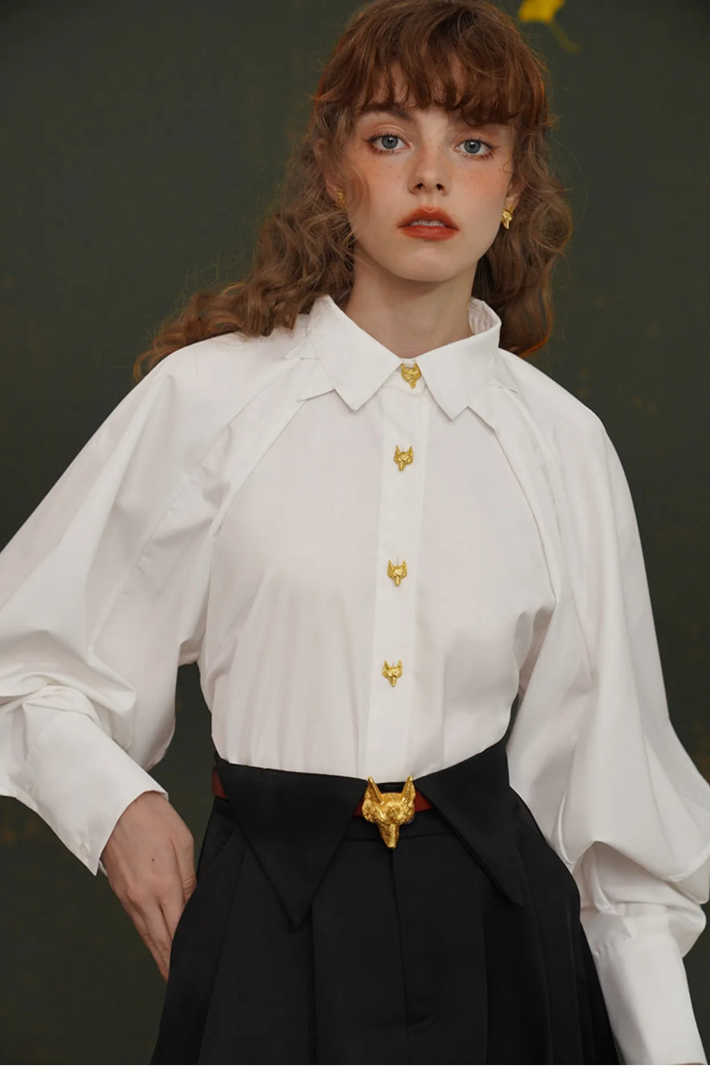 Fox Head Alloy Leather Belt – Biutefou