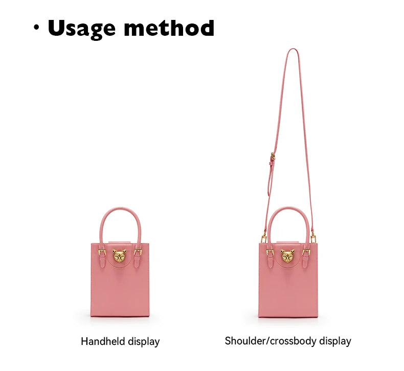 BAFELLI Mini Tote – Luxury Cat Shoulder Crossbody Bag