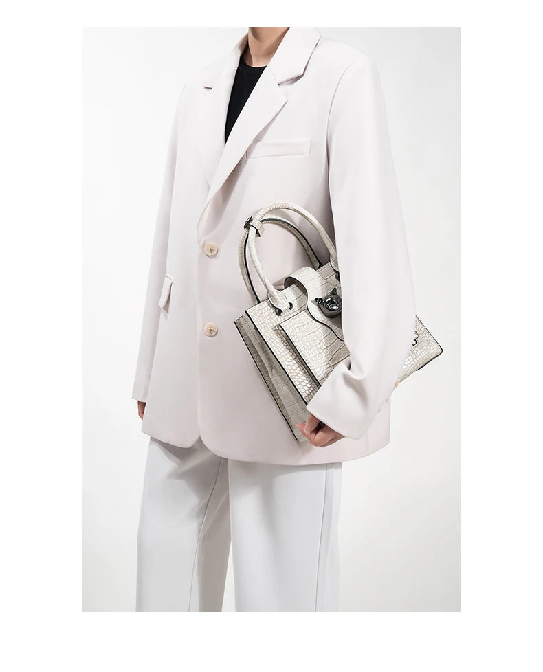 Bafelli Genuine Leather Business Tote Bag