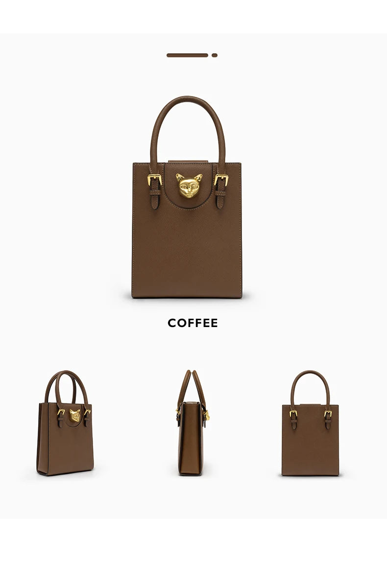 BAFELLI Mini Tote – Luxury Cat Shoulder Crossbody Bag