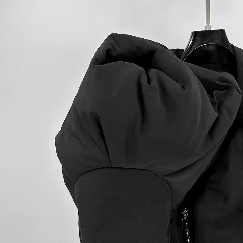 Marrakchi Women’s Asymmetric Thick Cotton Coat – High-Street Winter Statement Jacket