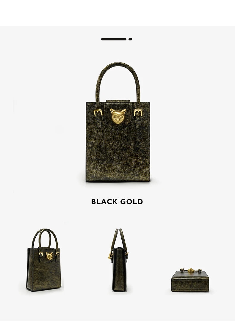 BAFELLI Mini Tote – Luxury Cat Shoulder Crossbody Bag