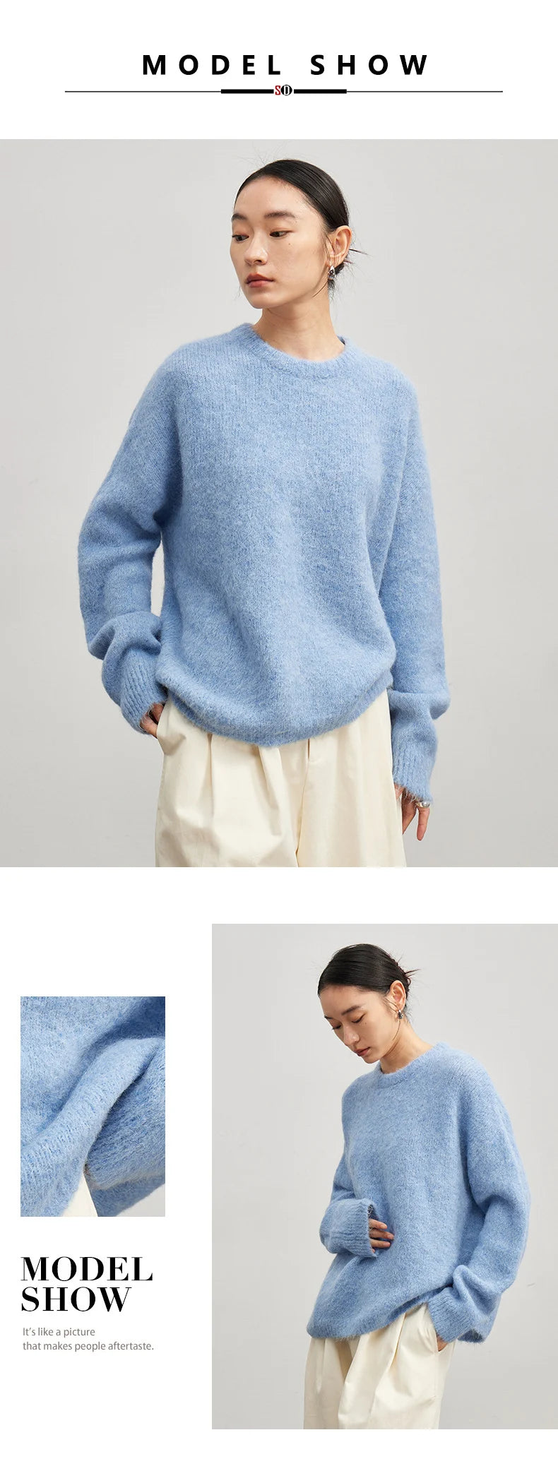 Warm Alpaca Pullover for Women – Fall/Winter 2025