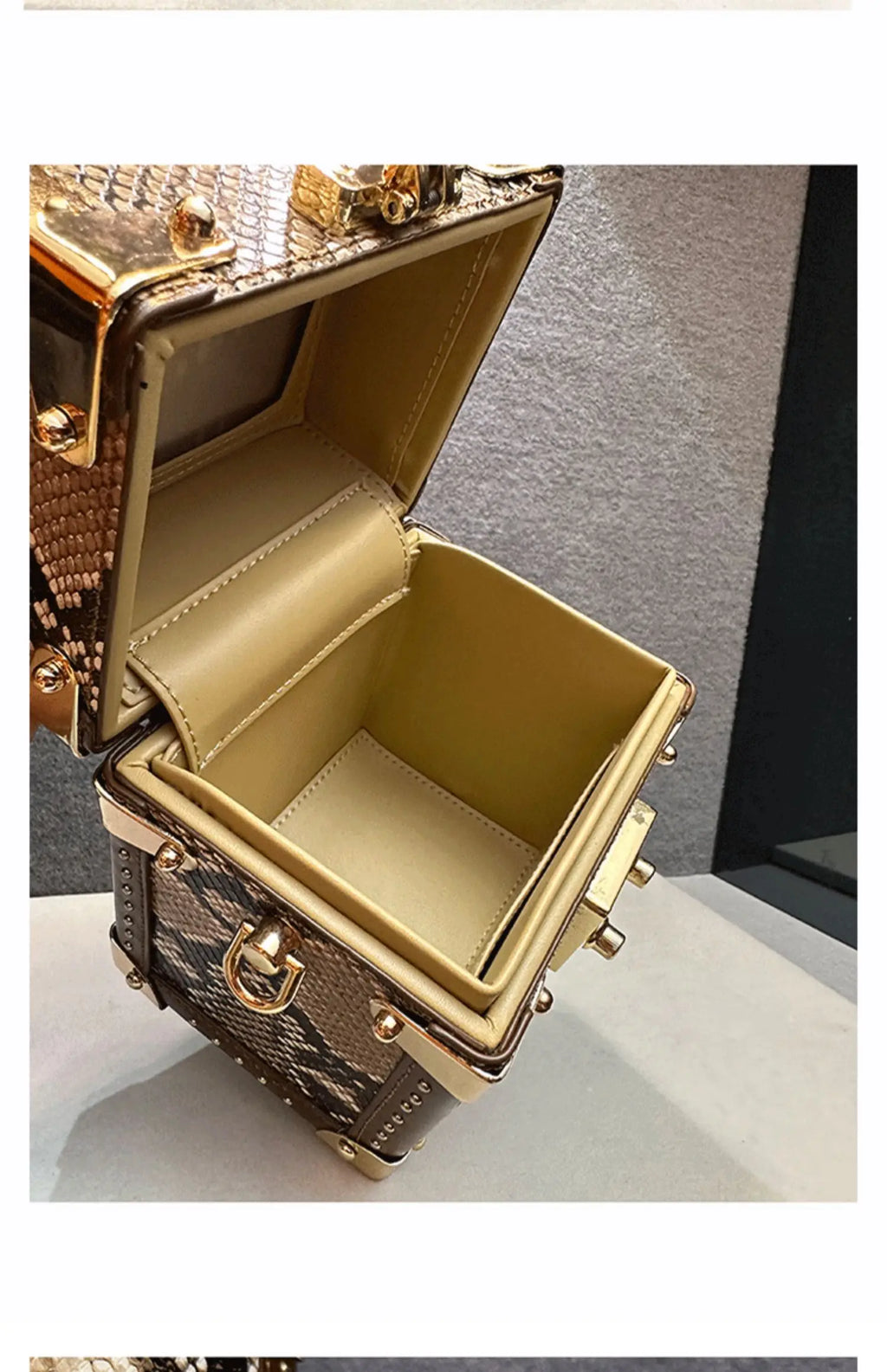 Sera Leather Box Bag – 2025 Marrakchi Edition