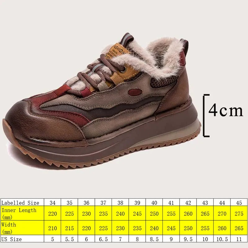 Koznoy Genuine Cow Suede Ankle Sneakers