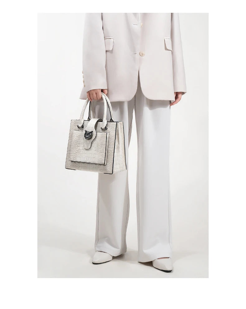 Bafelli Genuine Leather Business Tote Bag