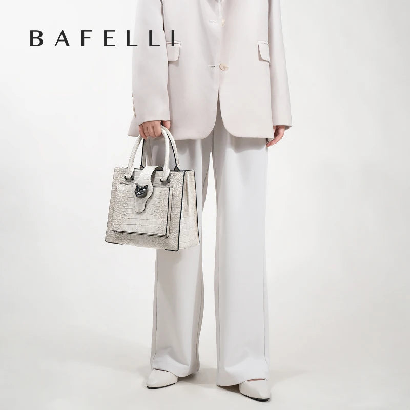 Bafelli Genuine Leather Business Tote Bag