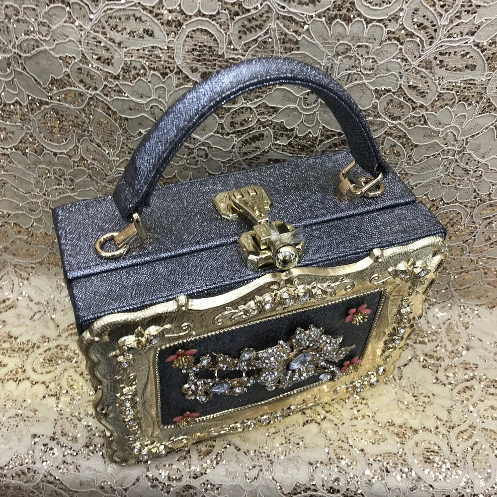 Amira Diamond Tote – Marrakchi Catwalk Evening Bag