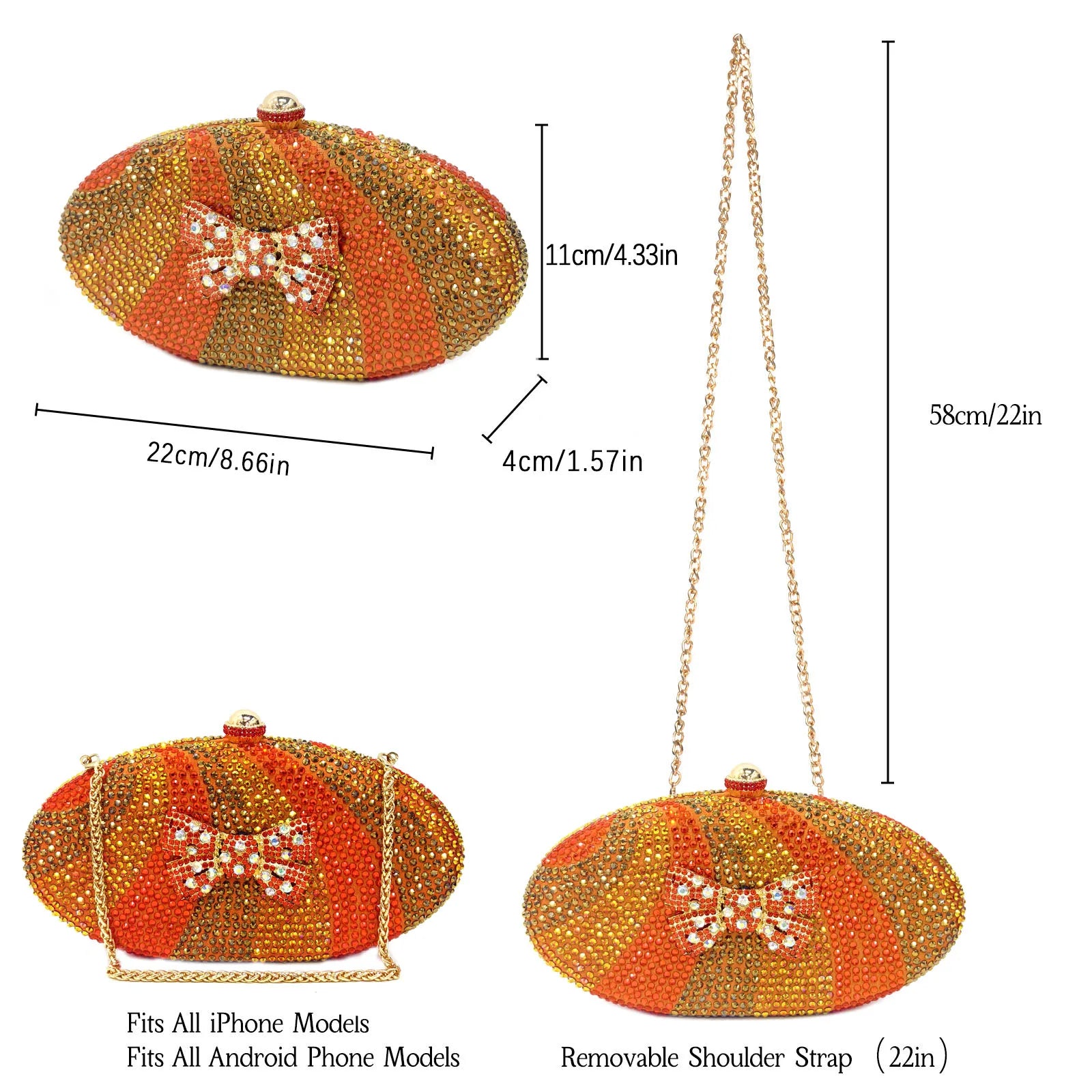 Rhinestone Heels & Handbag Set – Elegant Party Collection