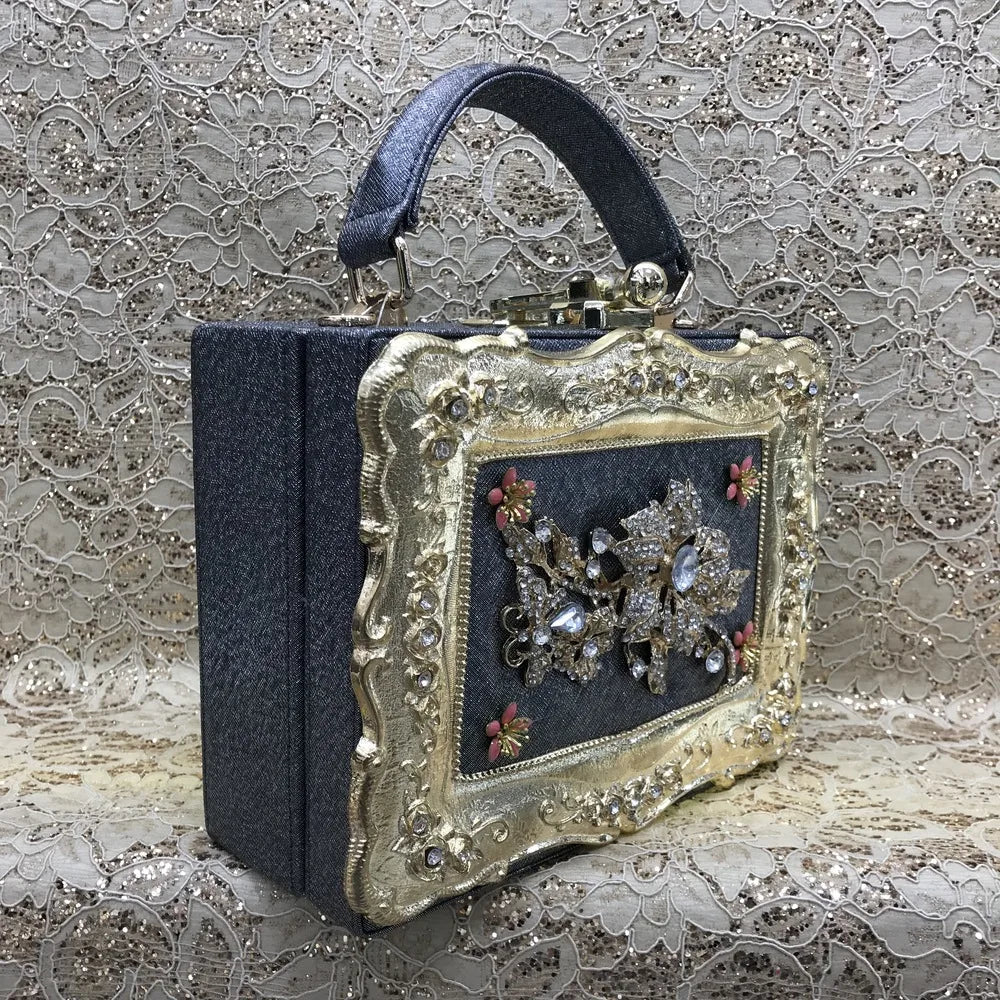 Amira Diamond Tote – Marrakchi Catwalk Evening Bag