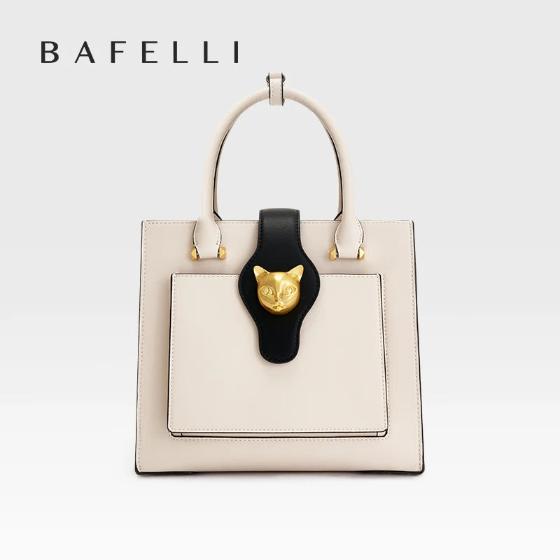 Bafelli 2025 Cat Leather Shoulder & Crossbody Bag