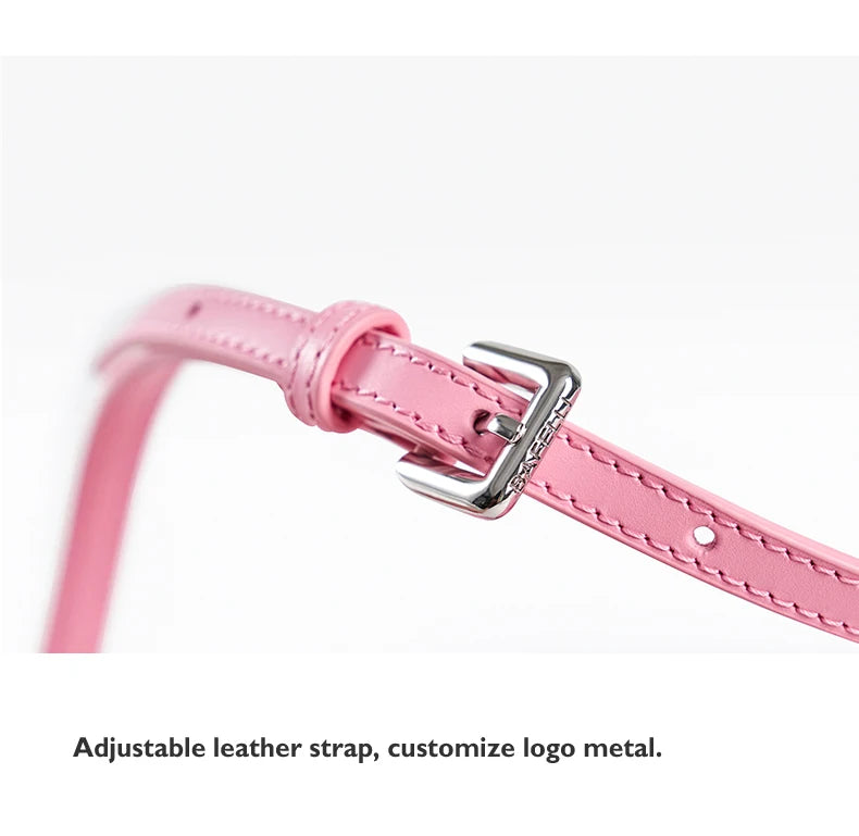 Crocodile Pattern Genuine Leather Messenger Bag