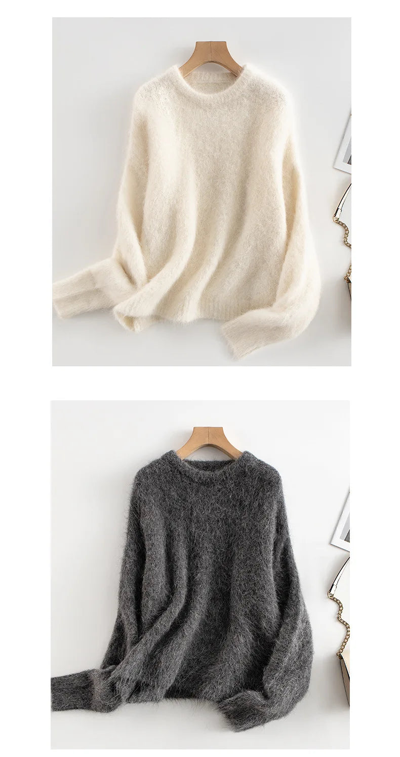 Warm Alpaca Pullover for Women – Fall/Winter 2025