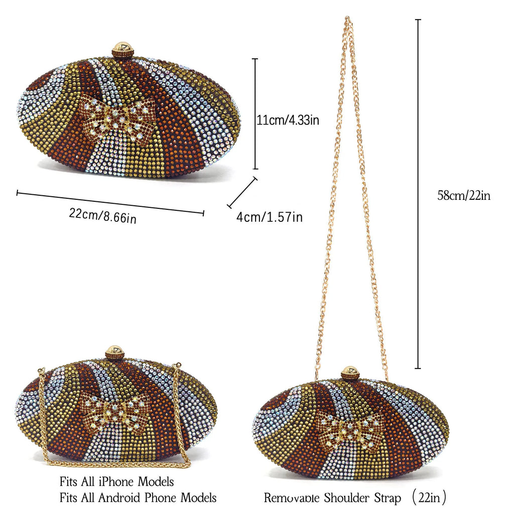 Rhinestone Heels & Handbag Set – Elegant Party Collection