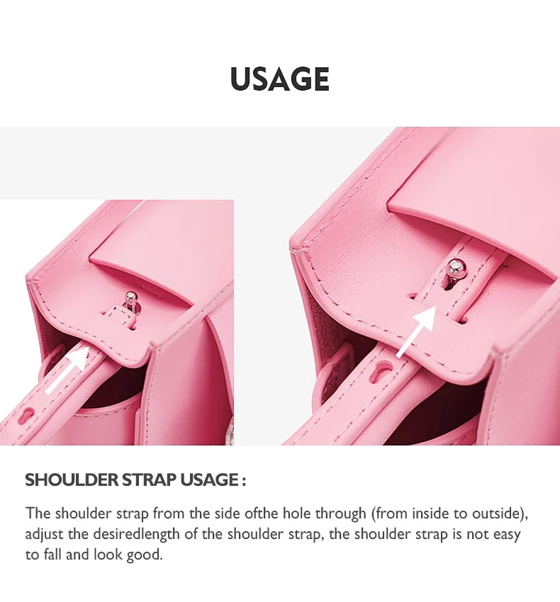 Crocodile Pattern Genuine Leather Messenger Bag