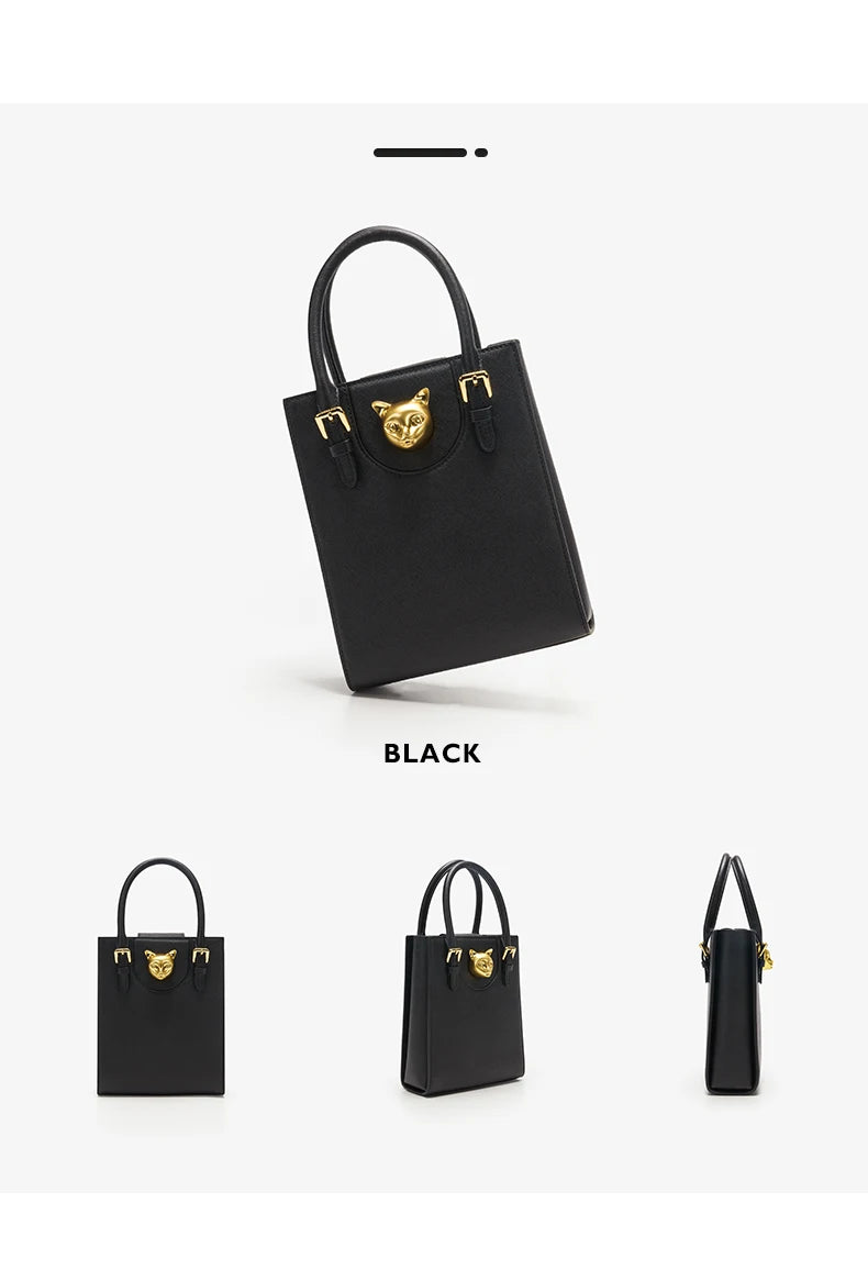 BAFELLI Mini Tote – Luxury Cat Shoulder Crossbody Bag