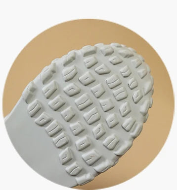 Fujin Denim Leather Platform Sneakers