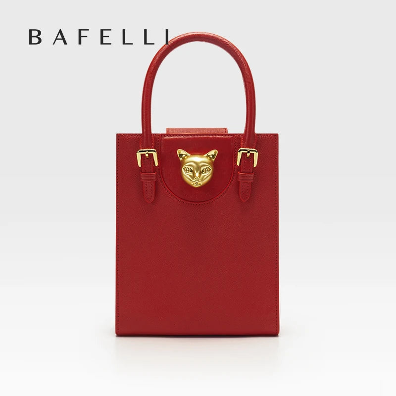 BAFELLI Mini Tote – Luxury Cat Shoulder Crossbody Bag