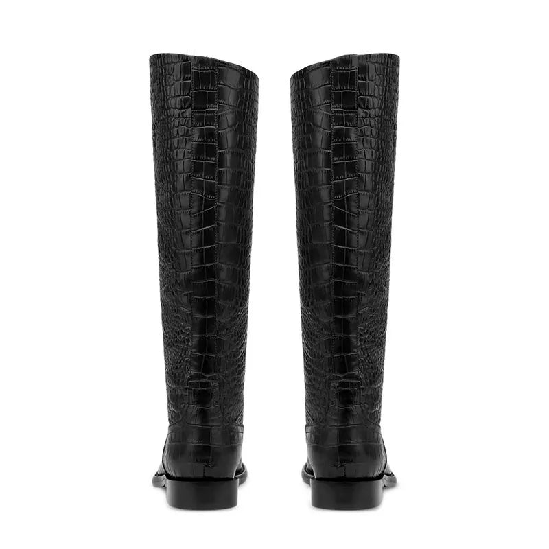 Knee-High Flat Boots – 2025 Autumn/Winter