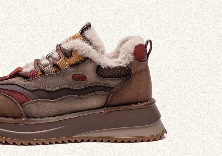 Koznoy Genuine Cow Suede Ankle Sneakers