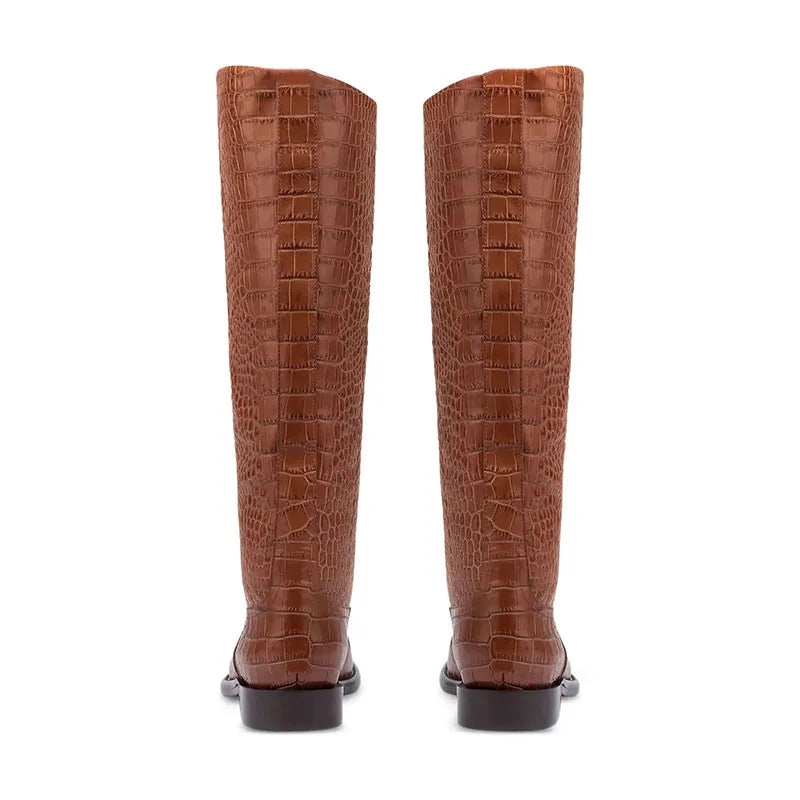 Knee-High Flat Boots – 2025 Autumn/Winter