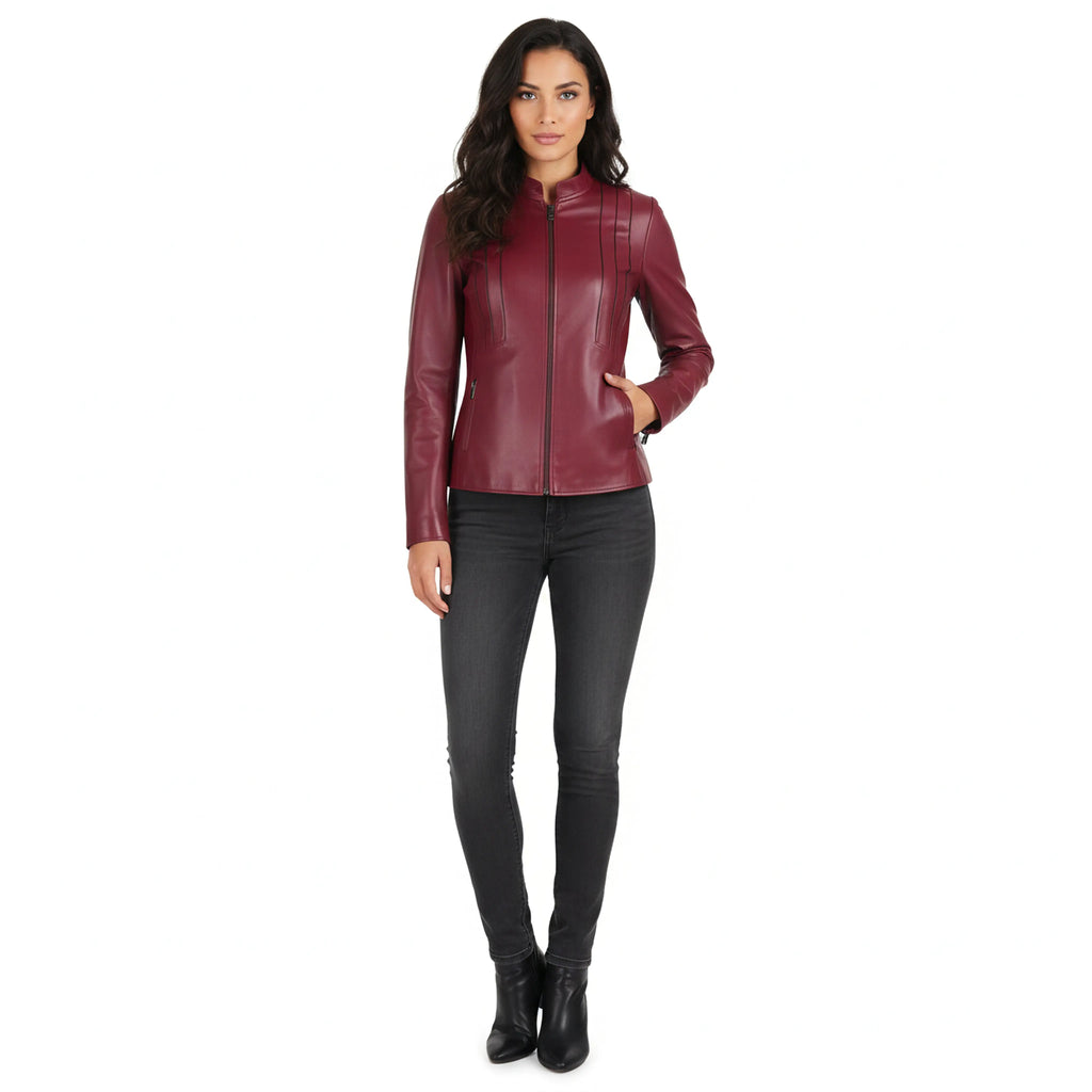 Duke Women’s Biker Leather Jacket